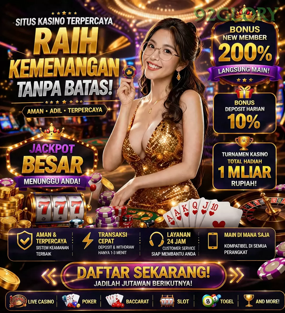 Unduh 92glory apk Versi Terbaru